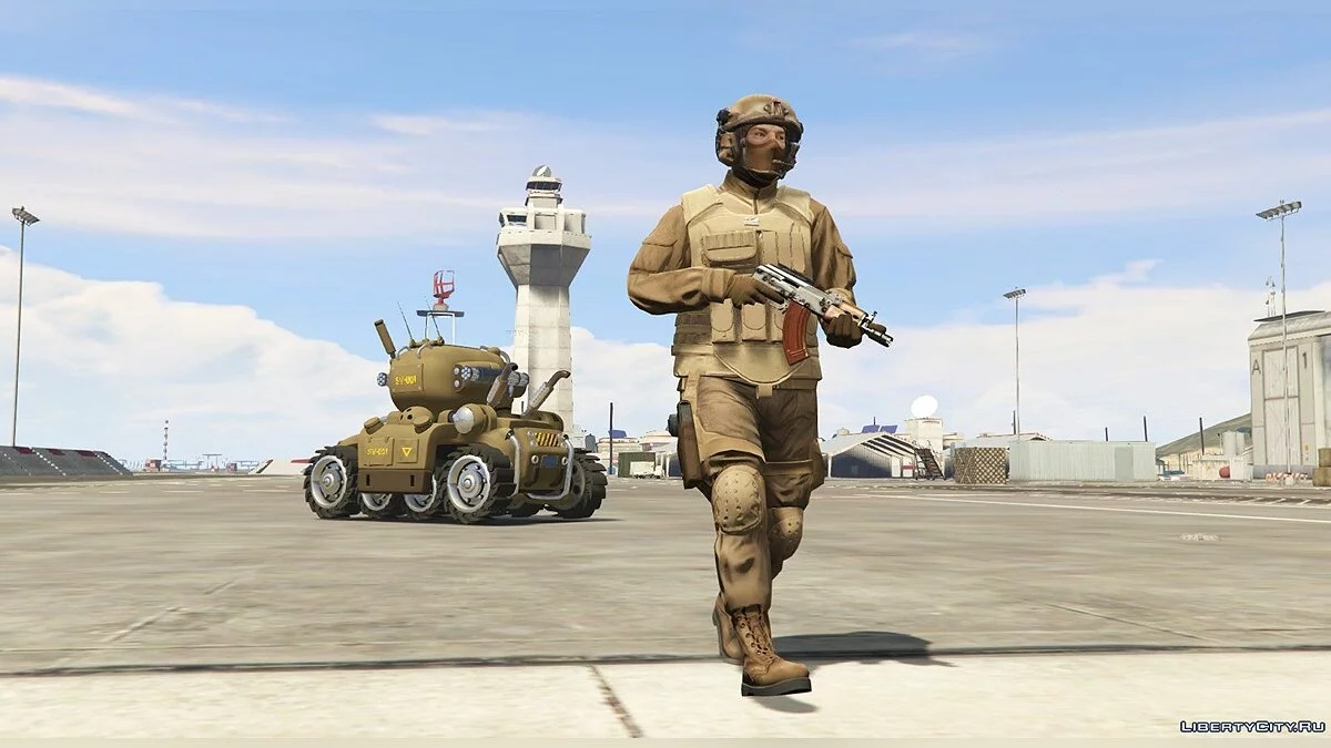 NOOSE TRU Ped - Khaki [Texture] / GTA 5