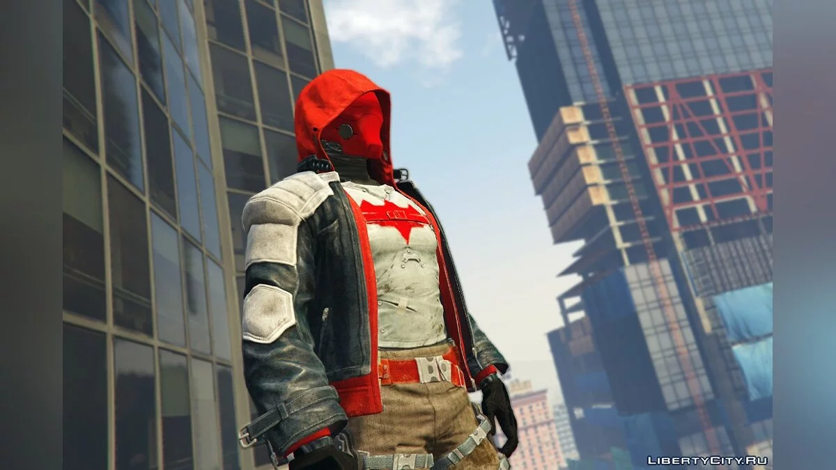 Capuz Vermelho BAK [Ped Adicional] 1.1 / GTA 5