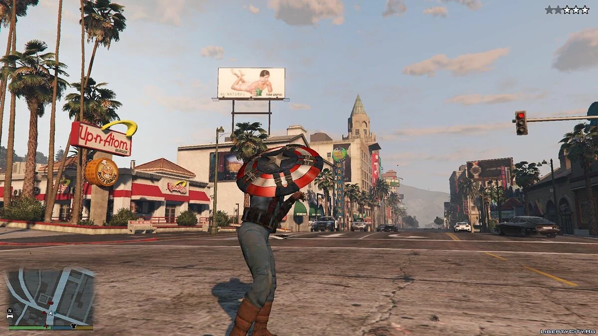 Capitão América II Guerra Mundial [Ped Adicional] 1.1 / GTA 5