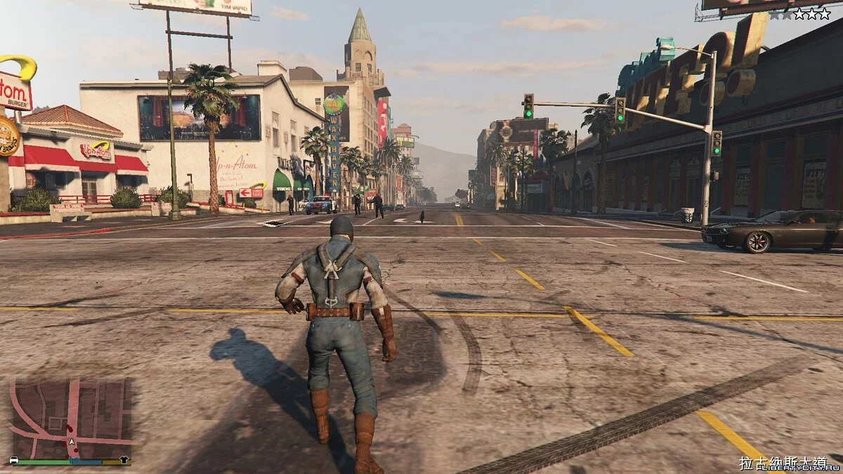 Capitão América II Guerra Mundial [Ped Adicional] 1.1 / GTA 5