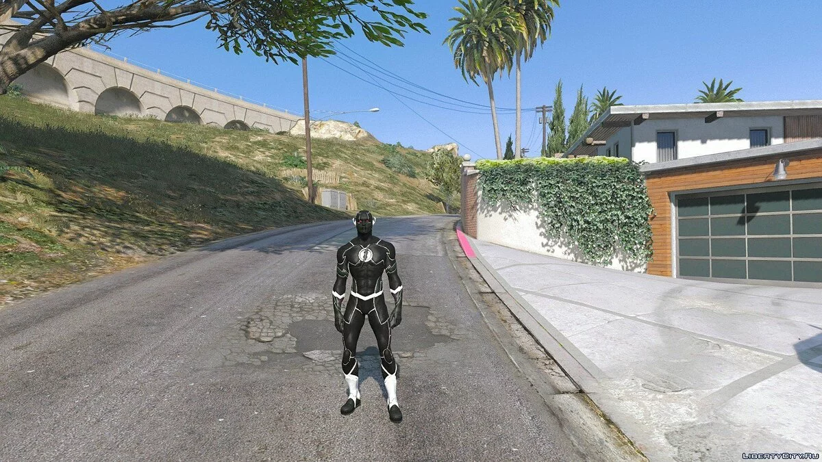 The Flash - Schwarze Neutextur 1.0 / GTA 5