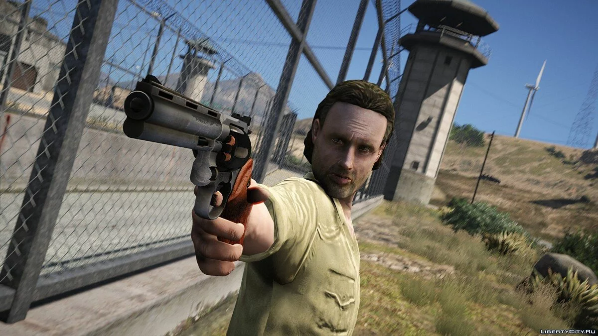 The Walking Dead - Rick Grimes [Modelo de Pedestre] 6.0 / GTA 5