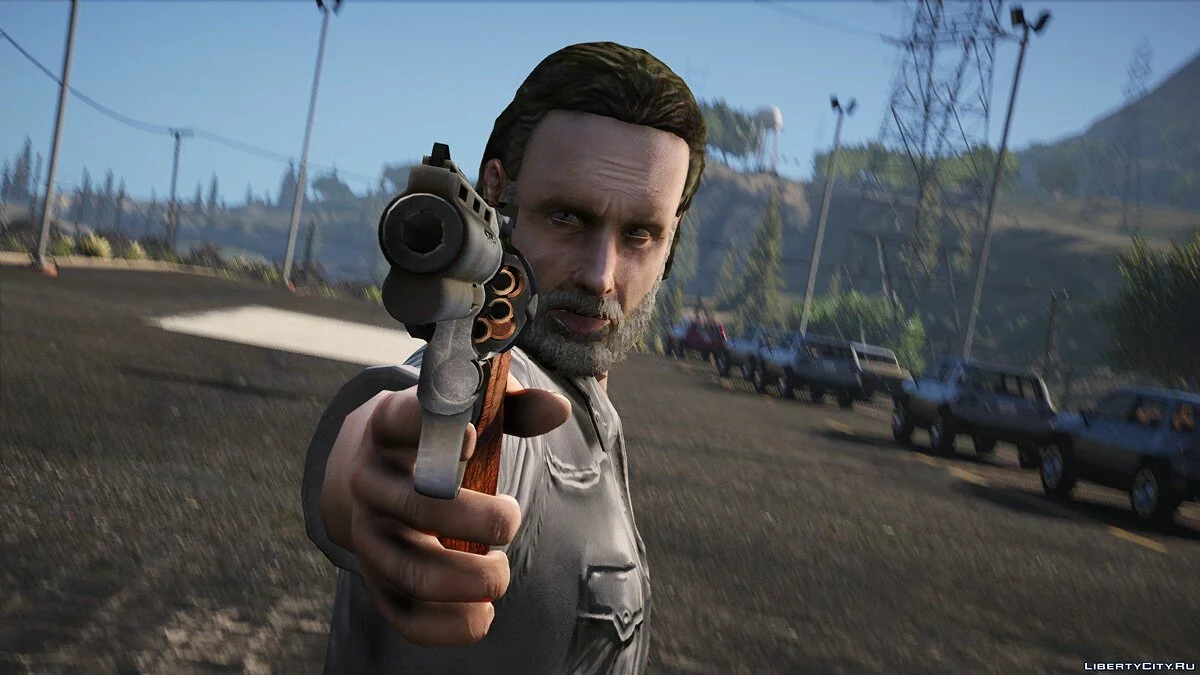 The Walking Dead - Rick Grimes [Modelo de Pedestre] 6.0 / GTA 5