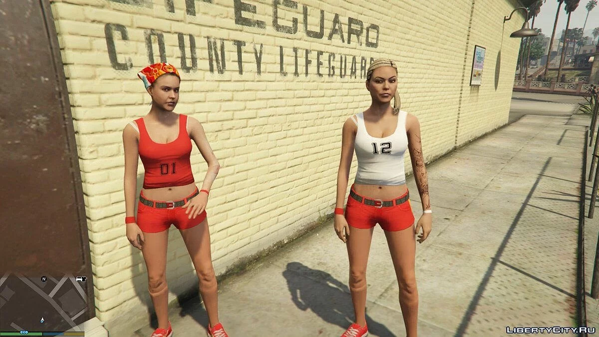 Nuevas Chicas de Vigilantes de la Playa / GTA 5