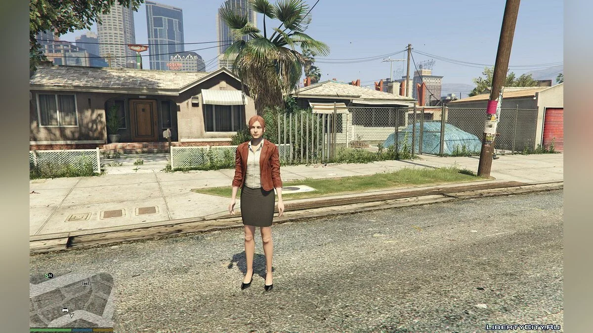 Claire Redfield - Resident Evil: Revelation 2 / GTA 5