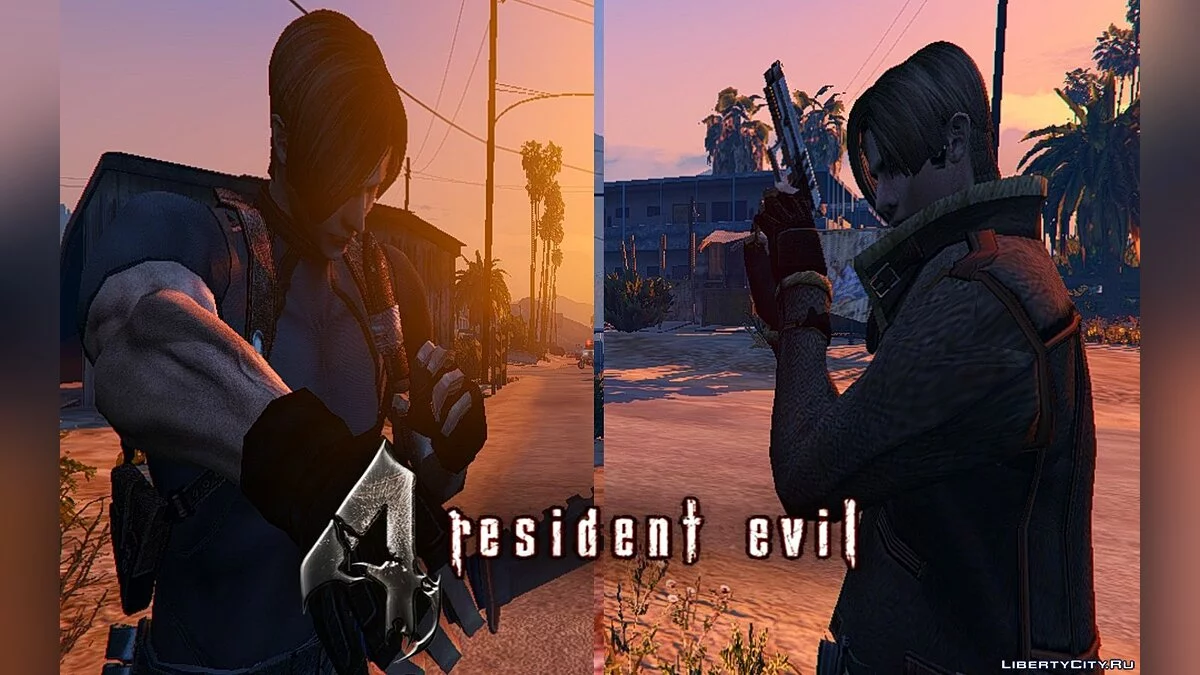 Resident Evil 4: Leon S. Kennedy [HD] 1.5 / GTA 5