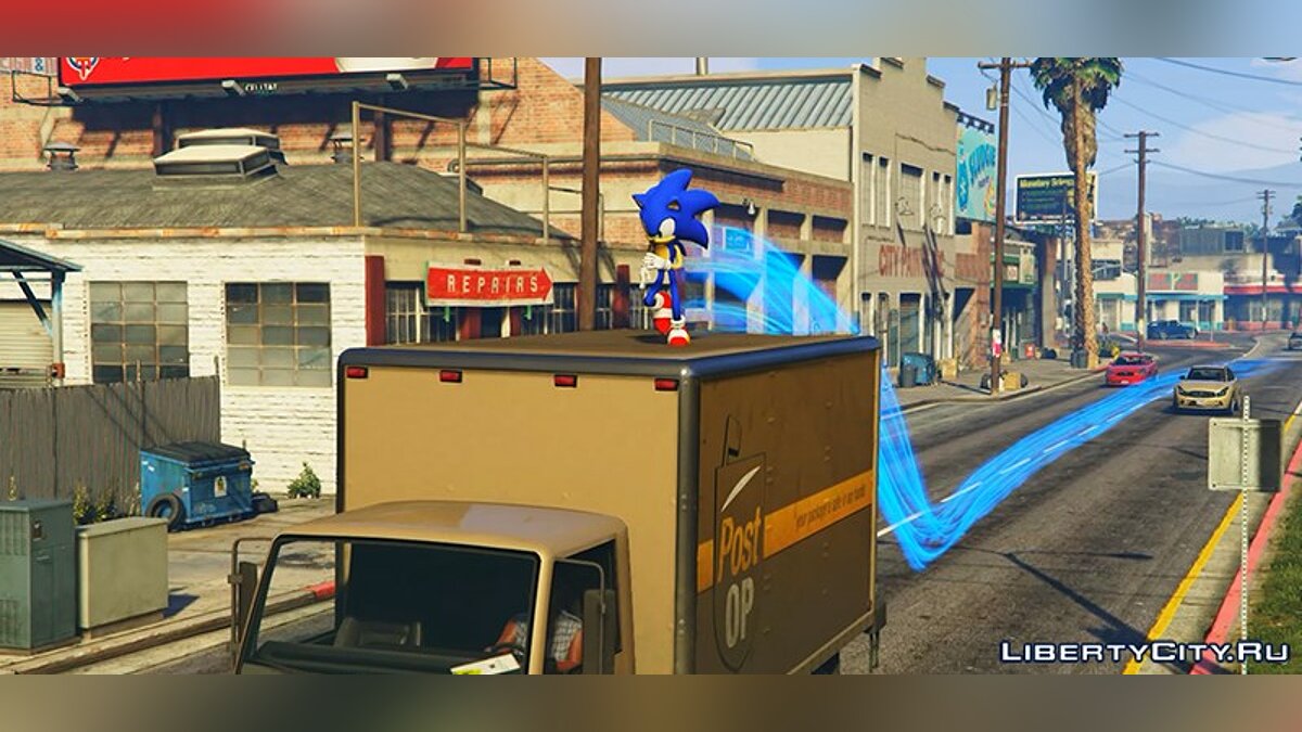 GTA 5 Mods Fleetway Sonic - GTA 5 Mods Website