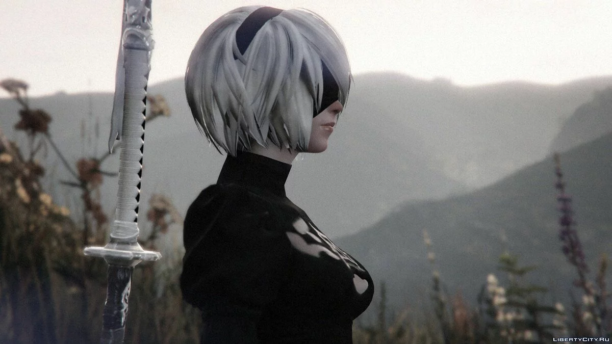 2B y A2 Nier:Automata [Añadir Ped / Reemplazar] 1.0 / GTA 5