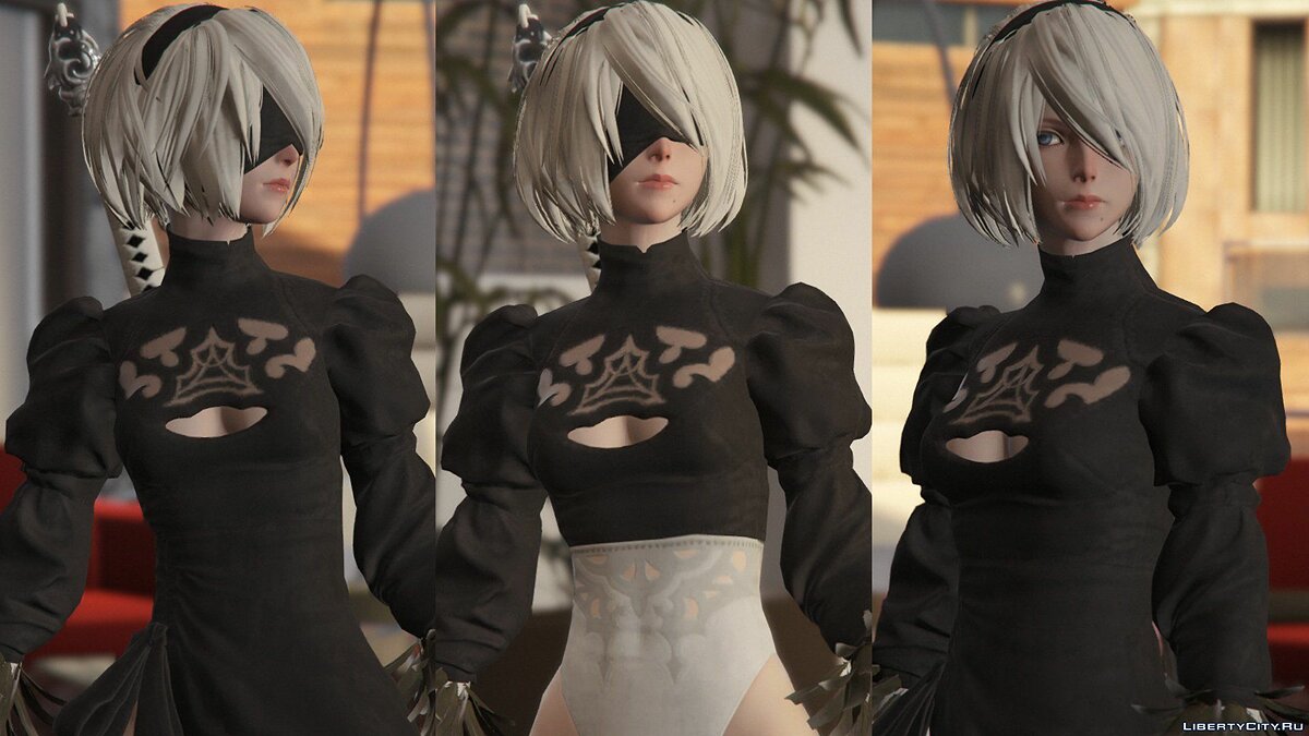 Скачать 2b And A2 Nier Automata [add On Ped Replace] 1 0 для Gta 5