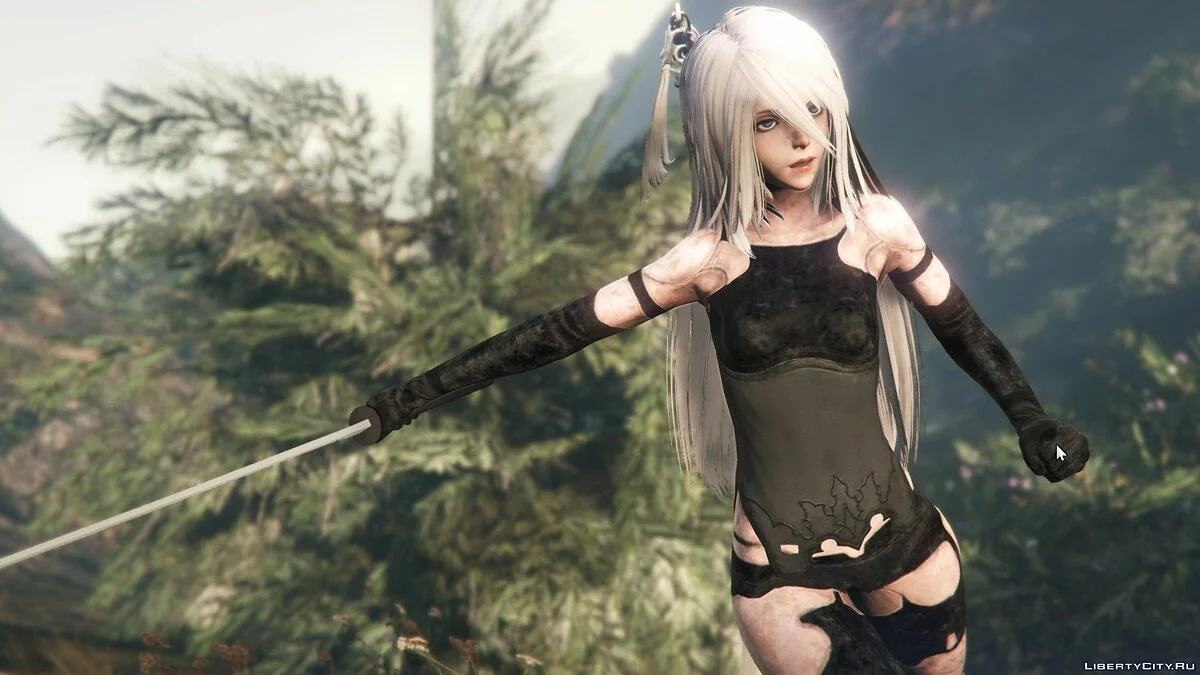 2B y A2 Nier:Automata [Añadir Ped / Reemplazar] 1.0 / GTA 5