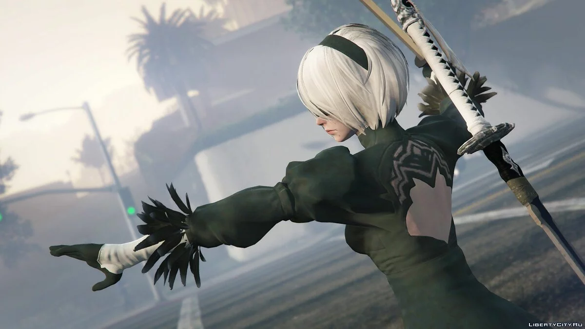 2B y A2 Nier:Automata [Añadir Ped / Reemplazar] 1.0 / GTA 5