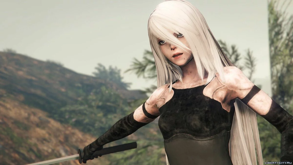 2B y A2 Nier:Automata [Añadir Ped / Reemplazar] 1.0 / GTA 5
