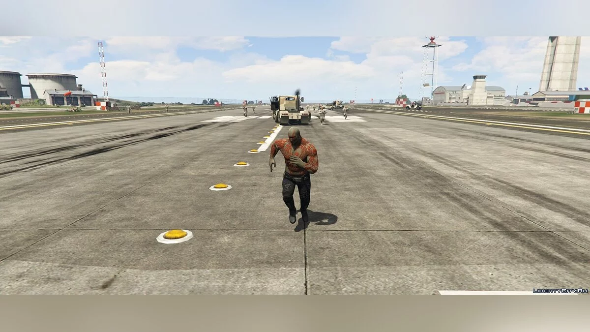Drax + Arma: Guardianes de la Galaxia / GTA 5