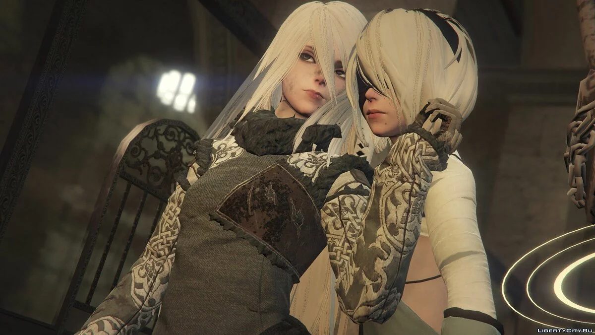 2B & A2 Nier Automata [Ped Adicional | Reemplazo] v2.1 / GTA 5