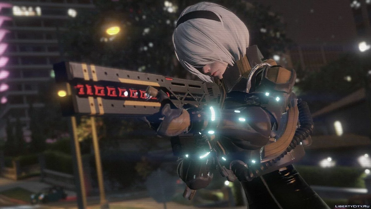 2B & A2 Nier Automata [Ped Adicional | Reemplazo] v2.1 / GTA 5
