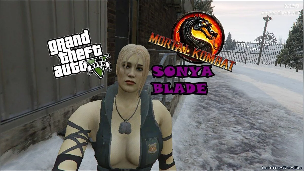 MORTAL KOMBAT-Sonya Blade 1.0 / GTA 5
