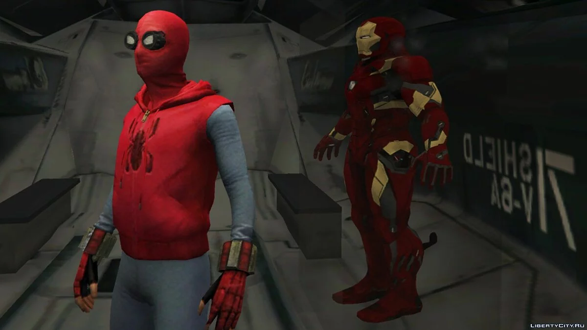 Spider-Man Home-Made Suit (Shaking Issue Fixed) 1.2 / GTA 5