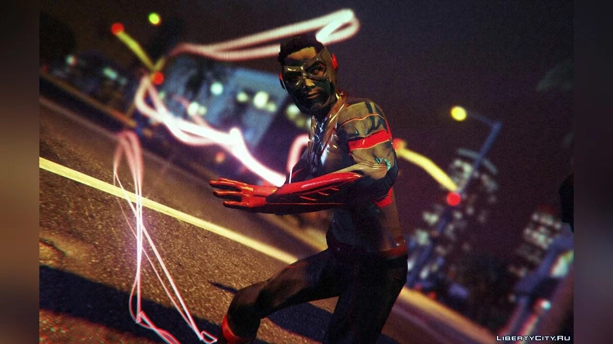Срібний Кід Флеш V2 (перетекстуризація CW Kid Flash V2) / GTA 5