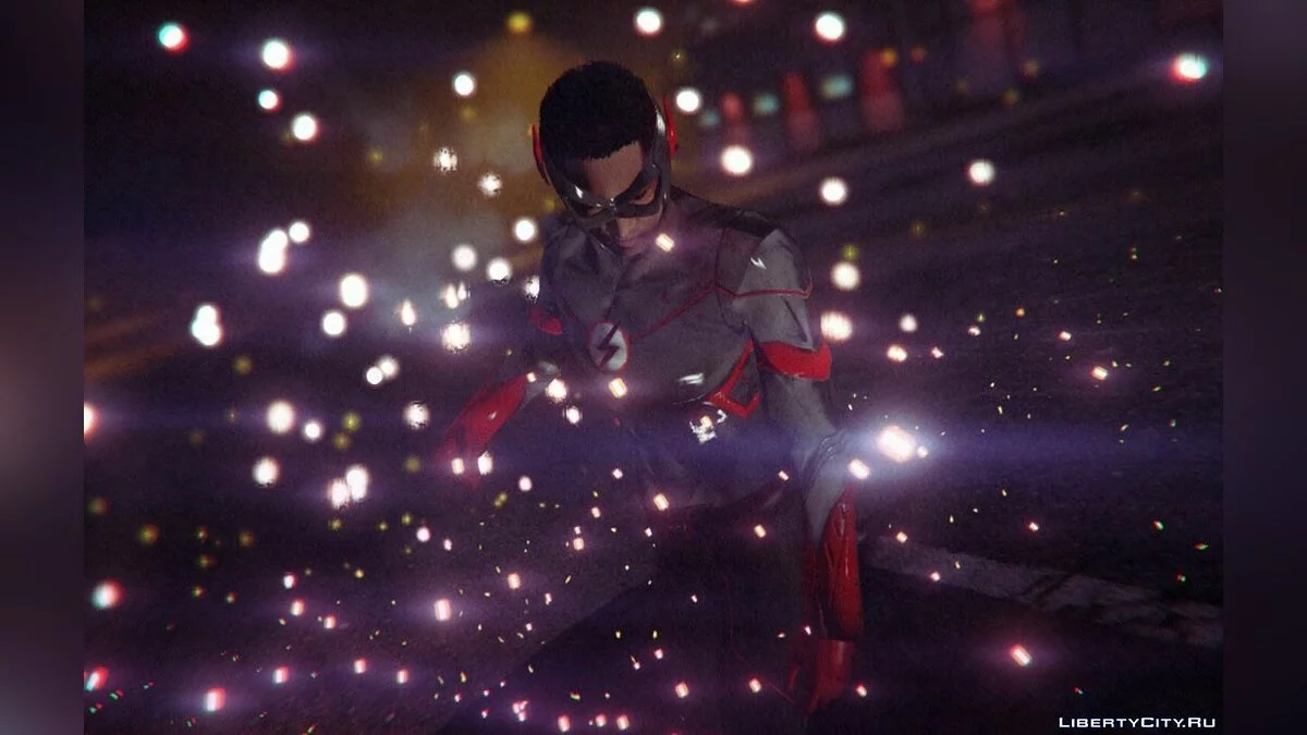 Срібний Кід Флеш V2 (перетекстуризація CW Kid Flash V2) / GTA 5