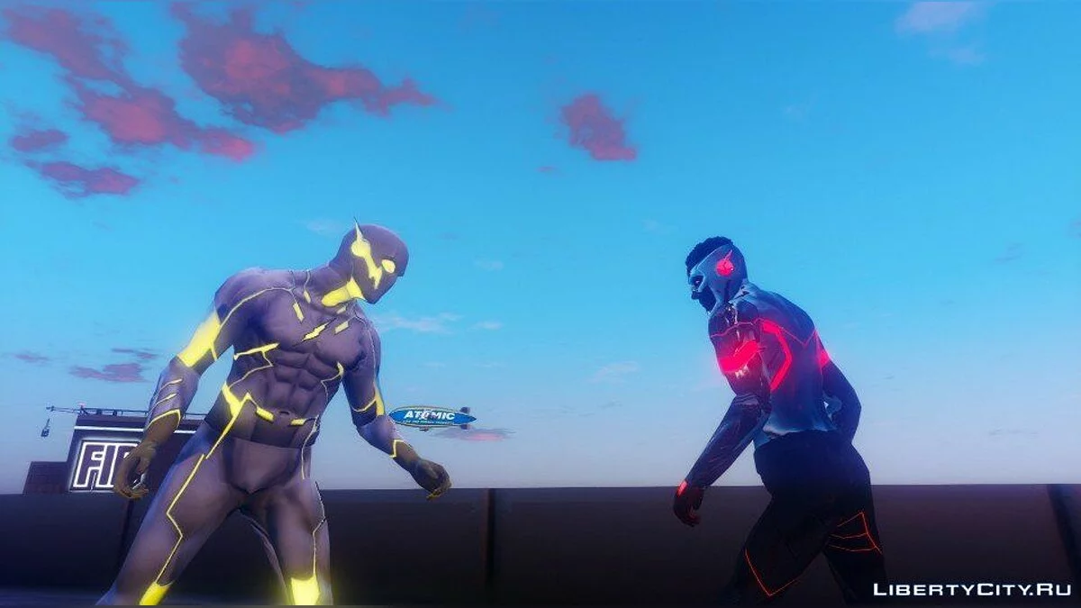 Срібний Кід Флеш V2 (перетекстуризація CW Kid Flash V2) / GTA 5