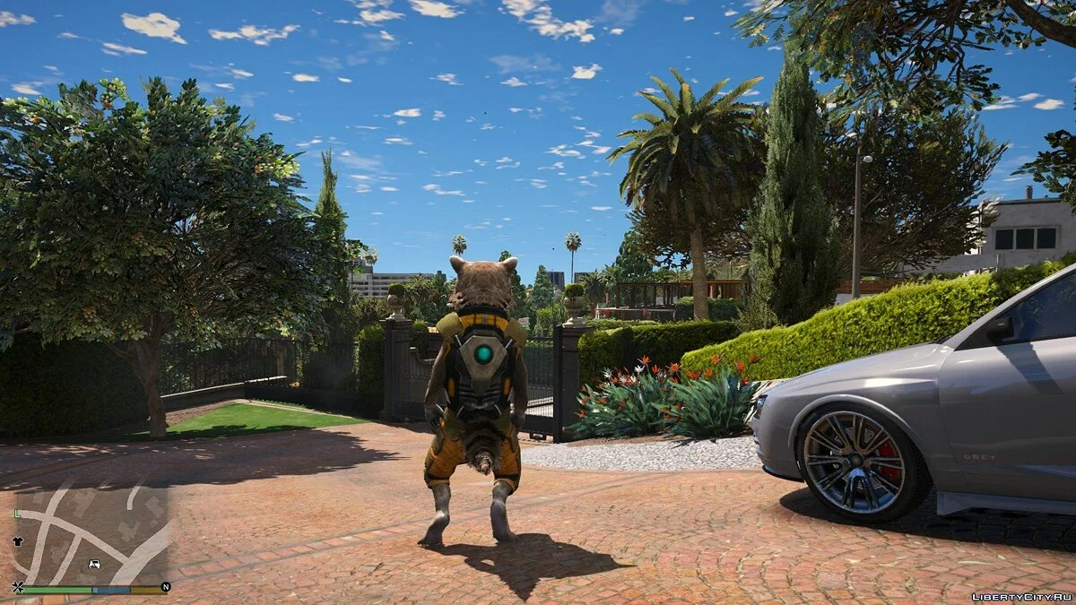 Raccoon cohete de Guardianes de la Galaxia - versión grande y pequeña [Add-On / Reemplazar PED] 1.0 / GTA 5