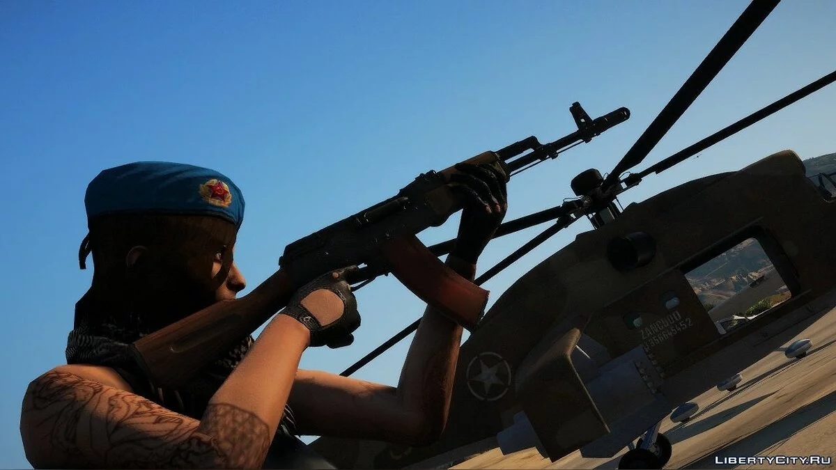 Берет ВДВ для жінок та чоловіків 1.0 / GTA 5