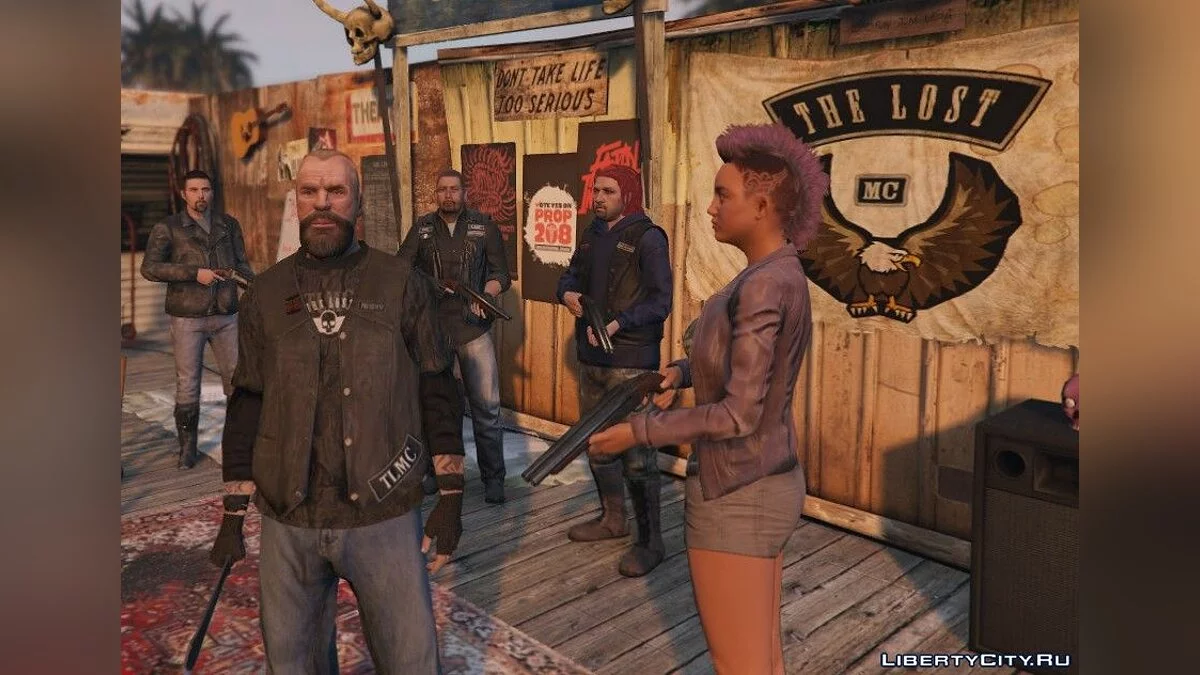 Billy Gray HD BIKER(the lost and damned) 1.0 / GTA 5