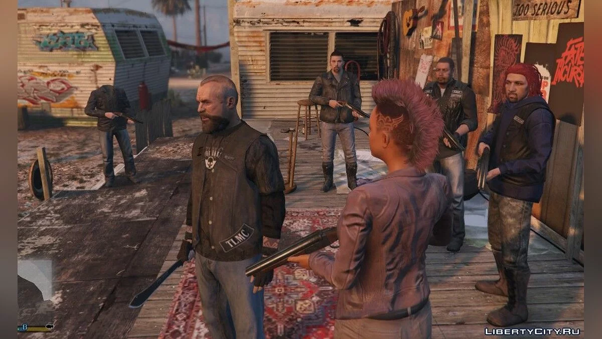 Billy Gray HD BIKER(the lost and damned) 1.0 / GTA 5