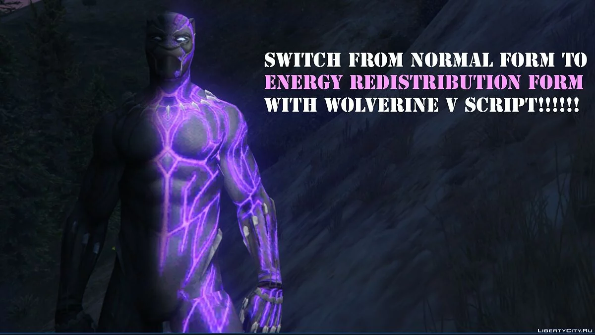 Pantera Negra (Vengadores: Guerra del Infinito) [Emisivo] 1.1 / GTA 5