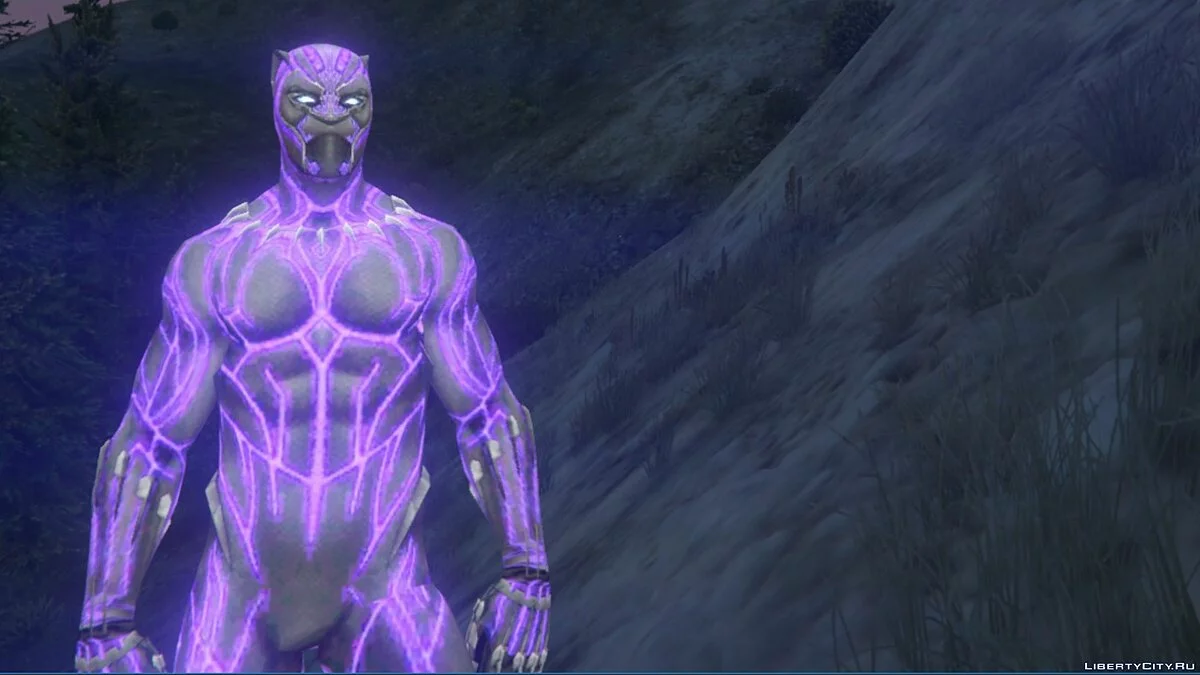 Pantera Negra (Vengadores: Guerra del Infinito) [Emisivo] 1.1 / GTA 5