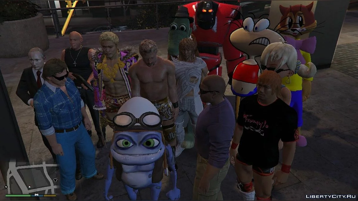 Verrückter Frosch mit Sound + Roboter-Drohne (aktualisiert) / GTA 5