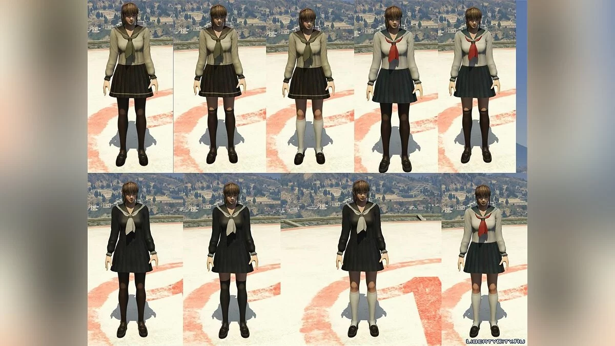 DOA5 Hitomi 水手服 [附加内容] / GTA 5