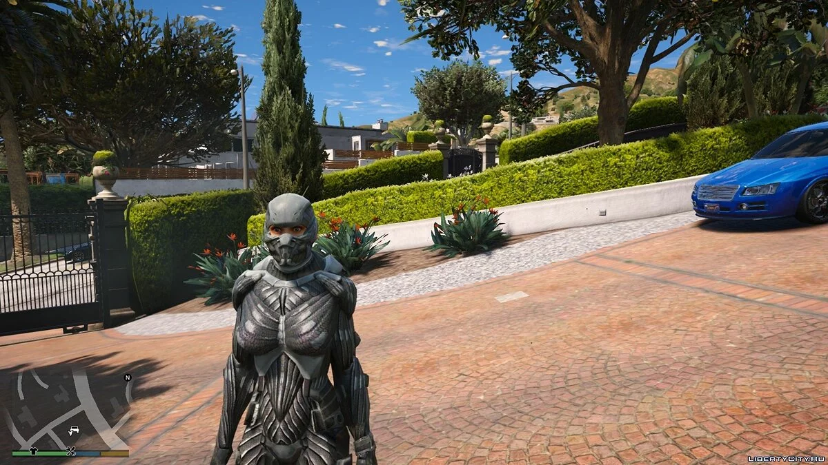 Bentuk Nanosuit Wanita dari permainan Crysis / GTA 5