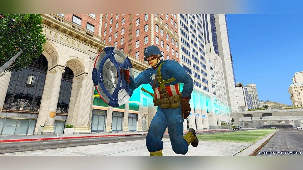 Captain America Soldier Suit [ADD-ON] 1 / GTA 5