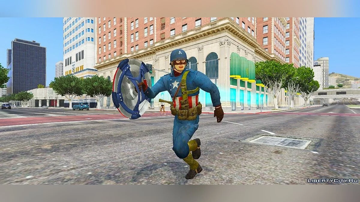 Captain America Soldier Suit [ADD-ON] 1 / GTA 5