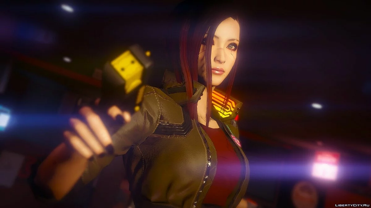 Ped Femenino Personalizado de Cyberpunk [Add-on Ped | Reemplazo] v1.0 / GTA 5