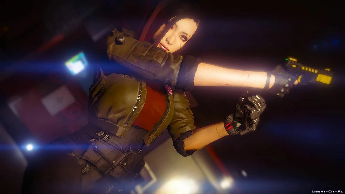 Ped Femenino Personalizado de Cyberpunk [Add-on Ped | Reemplazo] v1.0 / GTA 5