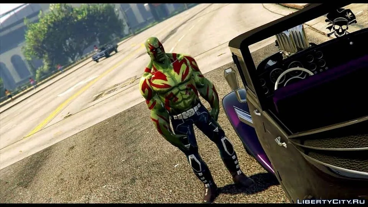 Дракс Знищувач {Охоронці Галактики} ДОДАТОК ПЕД |Заміна 1.0 / GTA 5