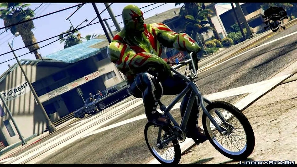 Дракс Знищувач {Охоронці Галактики} ДОДАТОК ПЕД |Заміна 1.0 / GTA 5