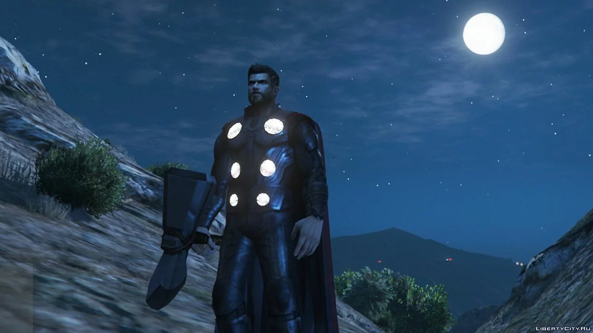 Thor (Avengers Infinity War) [Nyalakan & matikan Jubah] 1.1 / GTA 5