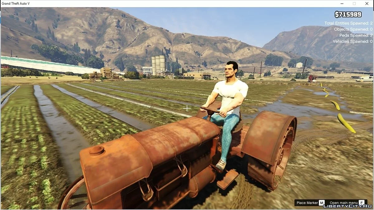 Кларк Кент (Біла Сорочка) - Супермен BvS Injustice 2 [Ретекстура] 1.0 / GTA 5