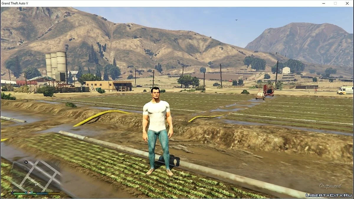 Кларк Кент (Біла Сорочка) - Супермен BvS Injustice 2 [Ретекстура] 1.0 / GTA 5