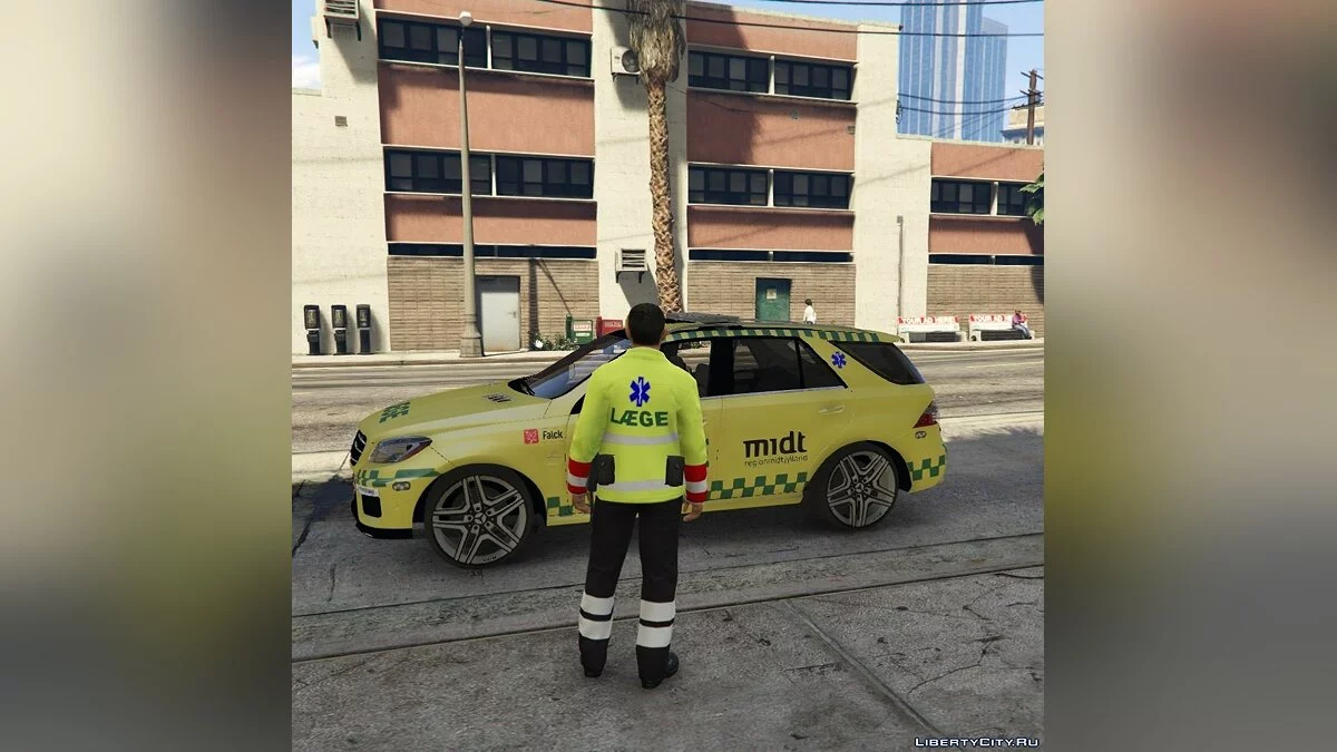 Uniforme de paramédic danois [Remplacer] 1.0 - Uniforme des ambulanciers danois / GTA 5