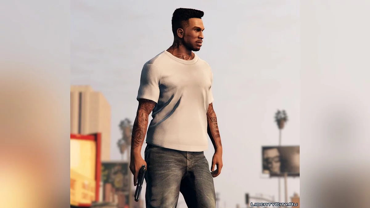 Carl Johnson HD [BETA] 3.3 / GTA 5