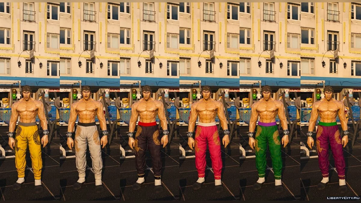 Marshall Law - Tekken 7 | Joker template [Addon] 1.0 - Marshall Law from Tekken 7 / GTA 5