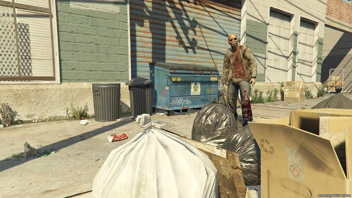 Skidrow Zombie 1.0 - Skin de zombie / GTA 5