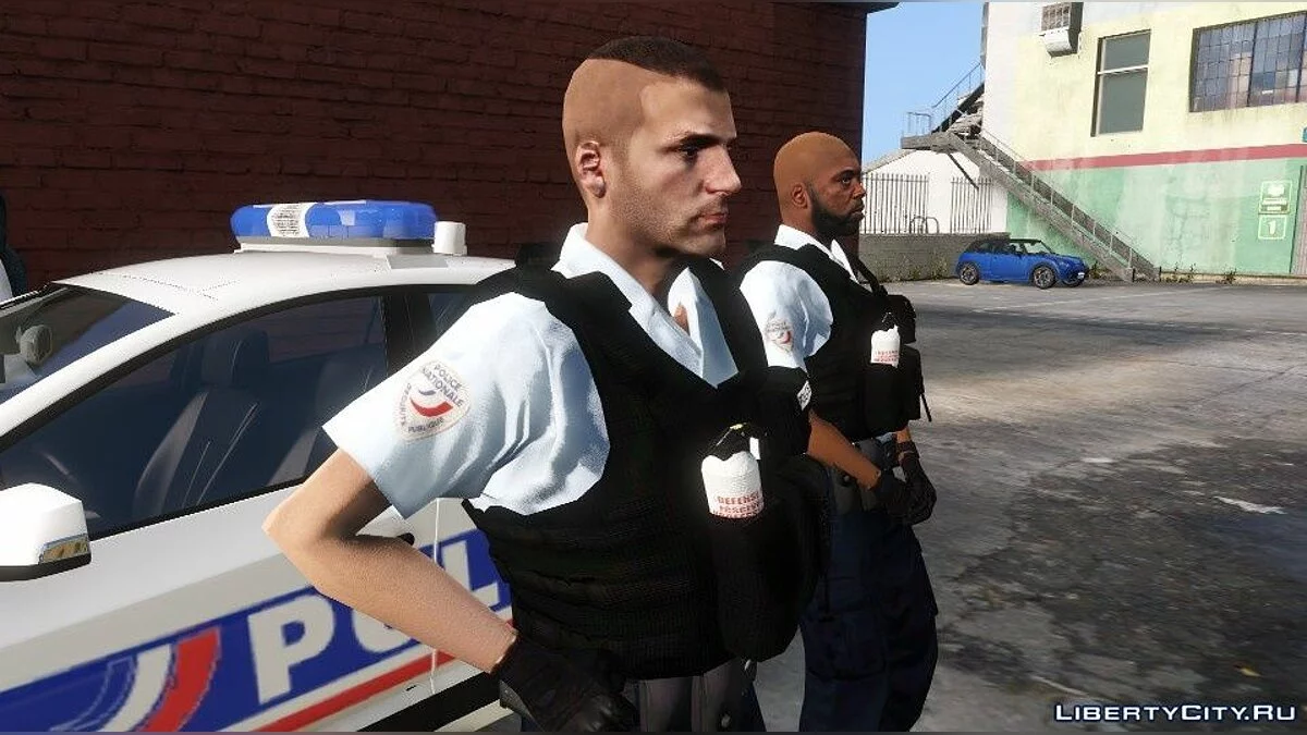 Tenue Police Nationale 1.2 - Skin de policía francés / GTA 5