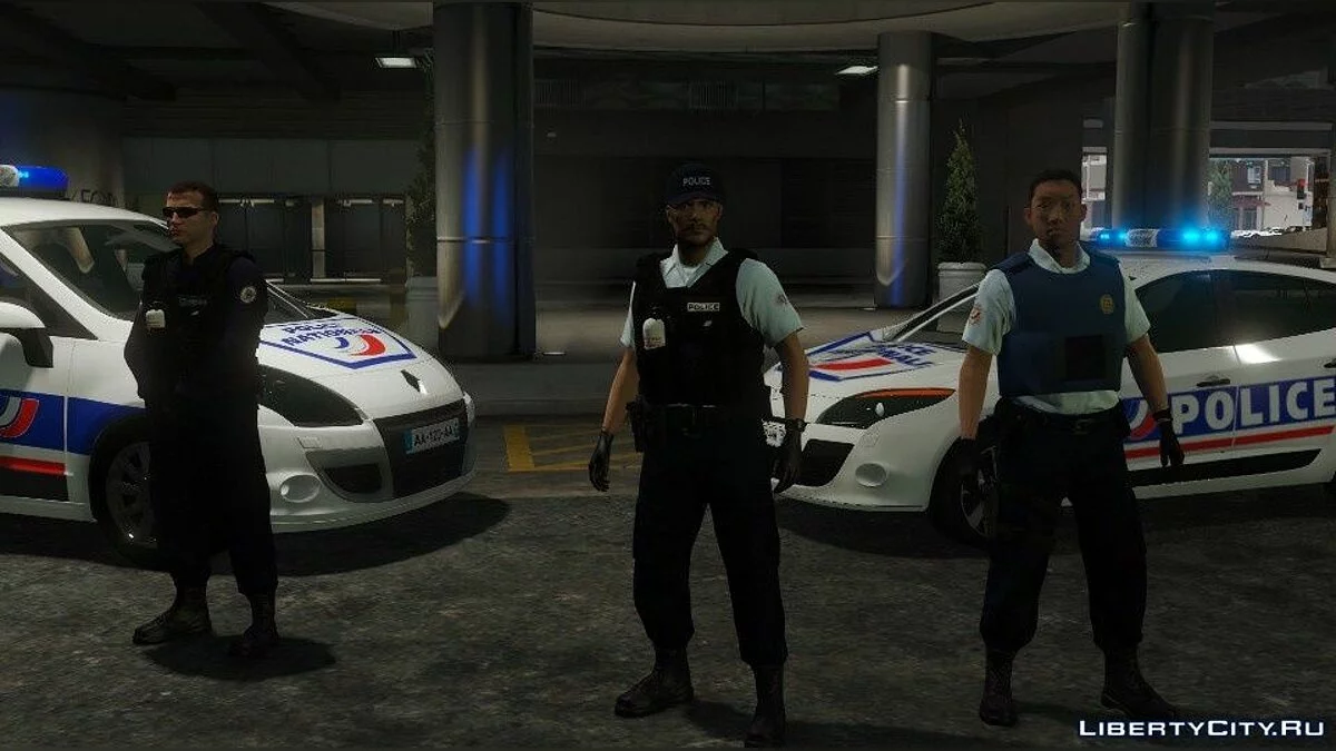 Tenue Police Nationale 1.2 - Skin de policía francés / GTA 5