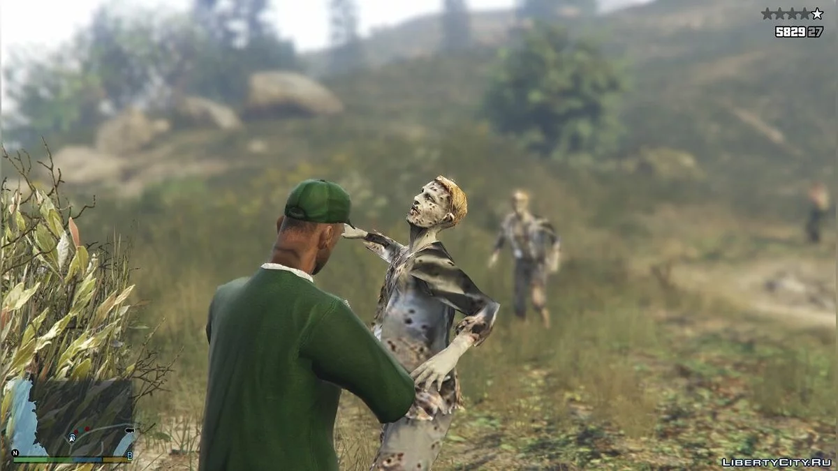 Zombi Humano (edição de criaturas) - Um bom skin de zumbi / GTA 5