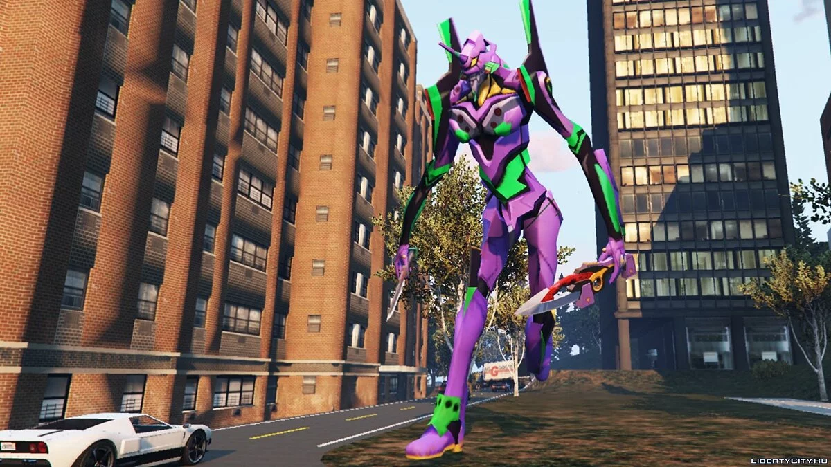 EVA Einheit 01 aus dem Anime "Neon Genesis Evangelion" / GTA 5